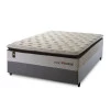 Conjunto Cama Box Molas Ensacadas New York Branco Casal 138x188x73