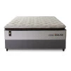 Conjunto Cama Box Molas Ensacadas New York Branco Casal 138x188x73