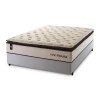 Conjunto Cama Box Molas Ensacadas Quartzo Marrom Casal 138x188x71