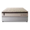 Conjunto Cama Box Molas Ensacadas Quartzo Marrom Casal 138x188x71