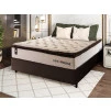 Conjunto Cama Box Molas Ensacadas Quartzo Marrom Casal 138x188x71