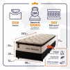 Conjunto Cama Box Molas Ensacadas Quartzo Marrom Solteiro 96x203x71
