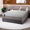 Conjunto Cama Box Molas Ensacadas Sheffield Bege Viúva 128x188x65