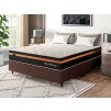 Conjunto Cama Box Molas Ensacadas Sirius Preto Casal 138x188x65