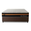 Conjunto Cama Box Molas Ensacadas Sirius Preto Casal 138x188x65