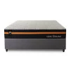 Conjunto Cama Box Molas Ensacadas Sirius Preto Casal 138x188x65