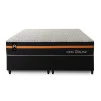 Conjunto Cama Box Molas Ensacadas Sirius Preto Queen 158x198x65