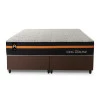 Conjunto Cama Box Molas Ensacadas Sirius Preto Queen 158x198x65