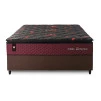 Conjunto Cama Box Molas Ensacadas Toronto Vermelho Casal 138x188x66