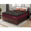 Conjunto Cama Box Molas Ensacadas Toronto Vermelho Queen 158x198x66