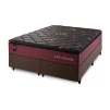 Conjunto Cama Box Molas Ensacadas Toronto Vermelho Queen 158x198x66