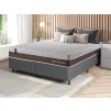 Conjunto Cama Box Molas Ensacadas Venice Marrom Queen 158x198x60