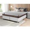 Conjunto Cama Box Molas Ensacadas Venice Marrom Queen 158x198x60