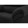 Conjunto Sofá Windsor Velut Preto 3 e 2 Lugares 2,04m e 1,59m - King House
