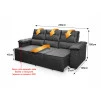 Sofá Retrátil Reclinável 4 lugares com molas 2,30m Quantum Suede Velut Cinza - King House