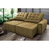 Sofá Retrátil/Reclinável Alaska Suede Velut c/ Molas no Assento - King House