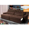 Sofá Retrátil Reclinável Albany Suede Velut c/ Molas Ensacadas - King House