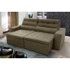 Sofá Retrátil Reclinável Arizona Suede Velut Molas no Assento - King House