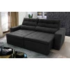 Sofá Retrátil Reclinável Arizona Suede Velut Molas no Assento - King House