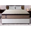 Conjunto Cama Box Espuma Atlanta Bege Casal 138x188x62