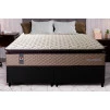 Conjunto Cama Box Espuma Atlanta Bege King 193x203x62