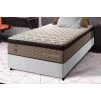 Conjunto Cama Box Espuma Atlanta Bege Solteiro 88x188x62