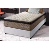 Conjunto Cama Box Espuma Atlanta Bege Solteiro 96x203x62