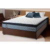 Conjunto Cama Box Espuma Chicago Cinza Viúva 128x188x57