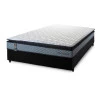 Conjunto Cama Box Espuma Chicago Cinza - King house