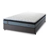 Conjunto Cama Box Espuma Chicago Cinza - King house
