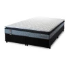 Conjunto Cama Box Espuma Chicago Cinza - King house