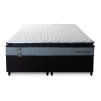 Conjunto Cama Box Espuma Chicago Cinza - King house