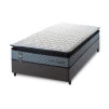 Conjunto Cama Box Espuma Chicago Cinza - King house