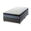 Conjunto Cama Box Espuma Chicago Cinza - King house