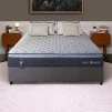 Conjunto Cama Box Viúva Dakota Preto 128x188x57 Espuma D33