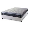 Conjunto Cama Box King Dakota Preto 193x203x57 Espuma D33
