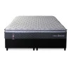 Conjunto Cama Box King Dakota Preto 193x203x57 Espuma D33