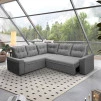 Sofá Canto London Suede Velut - King House