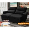 Sofá Retrátil Reclinável Paris Suede Velut Molas Ensacadas - King House