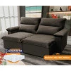 Sofá Retrátil Reclinável Paris Suede Velut Molas Ensacadas - King House
