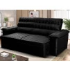 Sofá Retrátil Reclinável com molas Quantum Suede Velut - King House