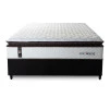 Conjunto Cama Box Espuma San Diego Branco Casal 138x188x67