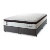 Conjunto Cama Box Espuma San Diego Branco King 193x203x67