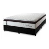 Conjunto Cama Box Espuma San Diego Branco King 193x203x67