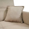  Sofá Cama Sérvia 2,00m Bege Bouclê - King House
