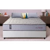 Conjunto Cama Box Magnético Casal Soft Relax Bege 138x188x63