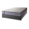 Conjunto Cama Box Magnético Casal Soft Relax Bege 138x188x63