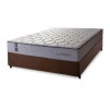 Conjunto Cama Box Magnético Casal Soft Relax Bege 138x188x63