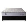 Conjunto Cama Box Magnético Casal Soft Relax Bege 138x188x63