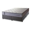 Conjunto Cama Box Magnético Queen Soft Relax Bege 158x198x63